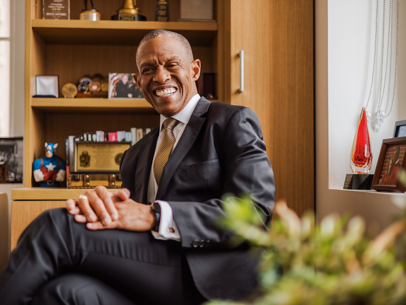 portrait of Erroll Southers in his office